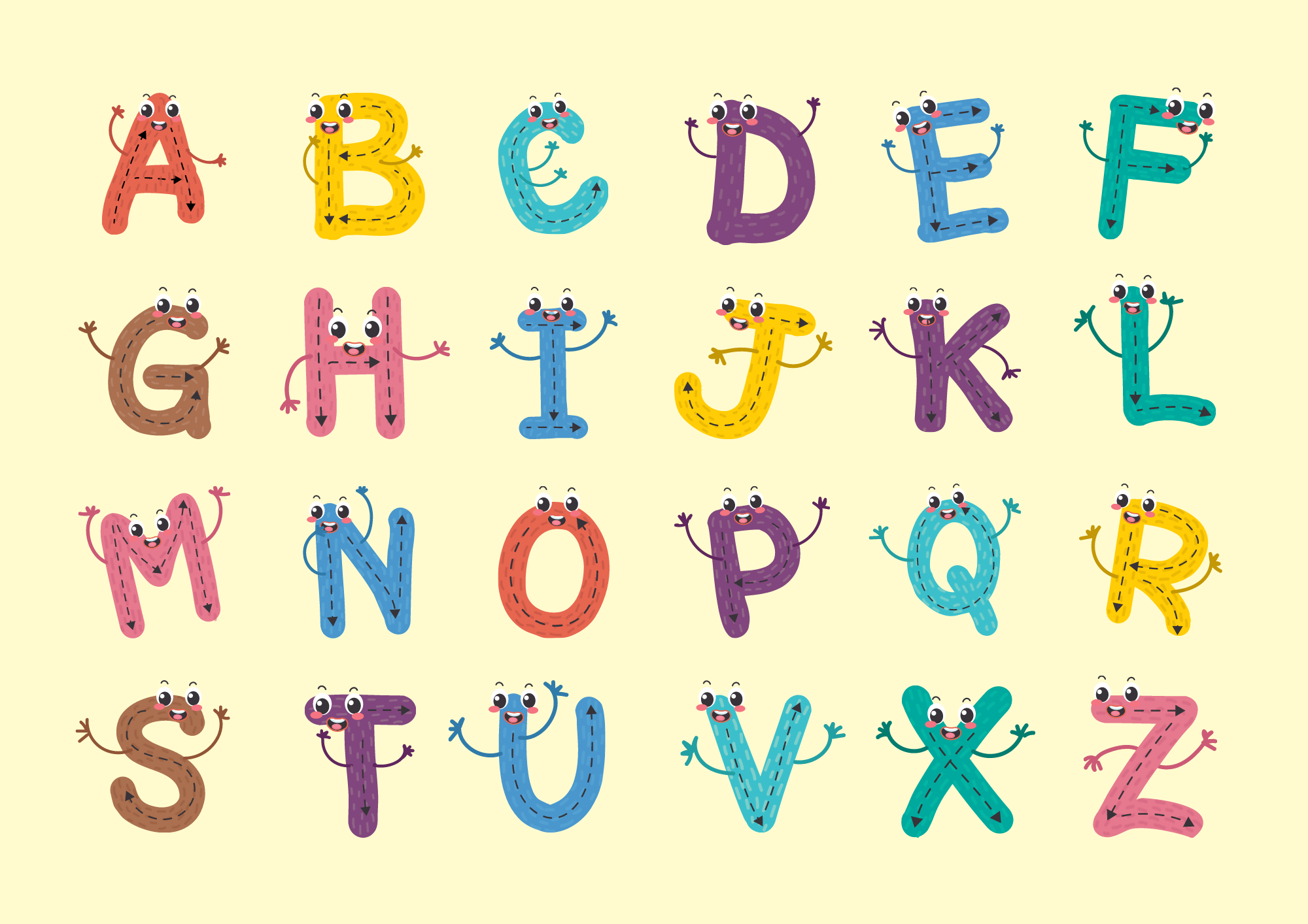 Letters of the alphabet Scratch Jr Tactile